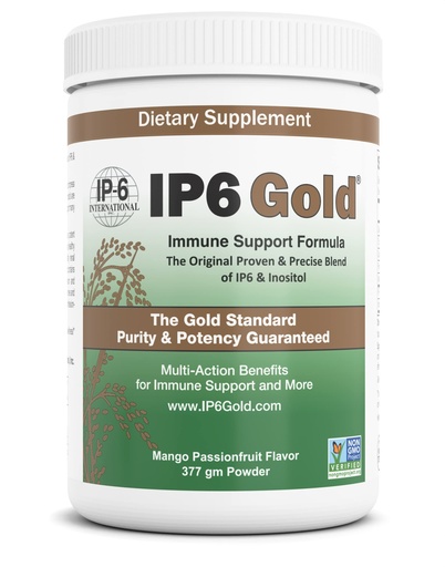 [BRSWIYYMA54BGCYV] Devicare - IP6 Gold® Mango Passionfruit Powder with Inositol - 377 g - IP6 Supplement (Inositol Hexaphosphate) - Non-GMO - Vegan - Antioxidant Formula - Made in USA