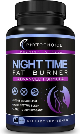 [BRSRMCQLB5YWAFIU] Night Time Weight Loss Pills for Women-Carb Blocker Appetite Suppressant with Melatonin-Fat Burner Diet Pills That Work Fast for Women-Nighttime Metabolism Booster-Made in USA-1 Pack