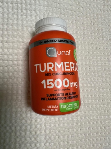 [BRSRYZA2OUMWGET7] Qunol Turmeric 1500mg Capsules | 220 Capsules