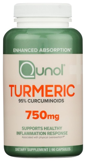 [BRSRACYPOR5BE3Y2] Qunol Natural Turmeric Capsules, 90 CT