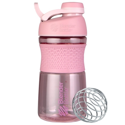 [BRSWYZT2BMAWACT6] BlenderBottle SportMixer Shaker Bottle Perfect for Protein Shakes and Pre Workout, 20-Ounce, Rose