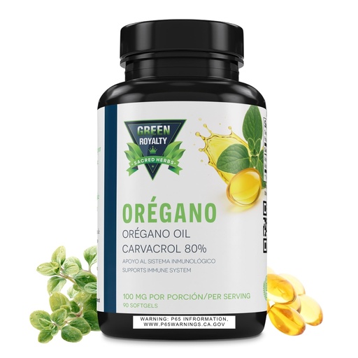 [BRSRGFT4OQJRG2TB] Oregano Oil Softgels 80% Carvacrol – Immune Support Supplement with Olive Oil – 100 mg per Serving – 90 Softgels – Non-GMO Dietary Supplement