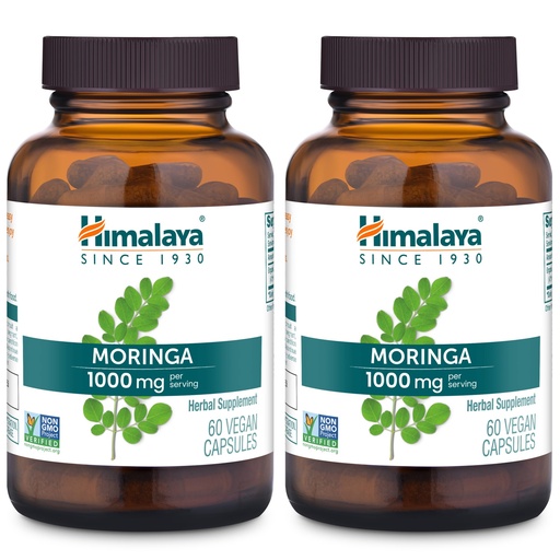 [BRSRGBI2OF5RM2DJ] Himalaya Organic Moringa Capsules - Moringa Supplement, Herbal Superfood Antioxidants Supplement Supporting Wellness, Vitality, and Oxidative Stress-Vegan,Non-GMO,Gluten Free,1000 mg,120 Capsules
