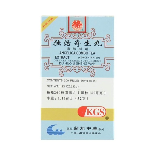 [BRSWIZD4OVYBS3TY] Angelica Combo Tea Extract (Du Huo Ji Sheng Wan)