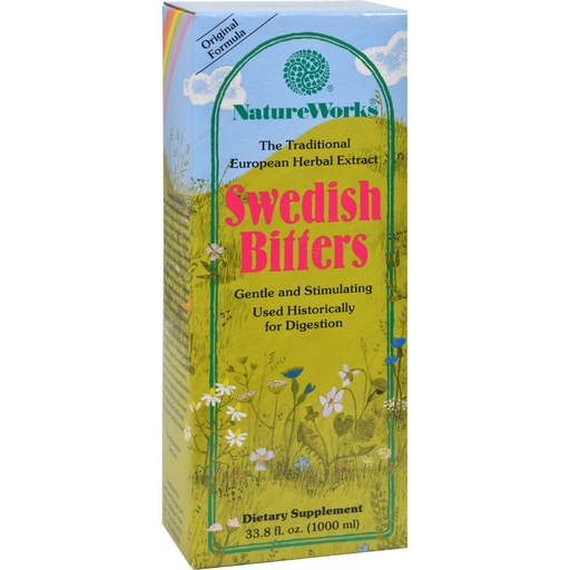 [BRSWIYYMOMDAOEDG] Natureworks Swedish Bitters Liq Extrt 33.8 Fz6