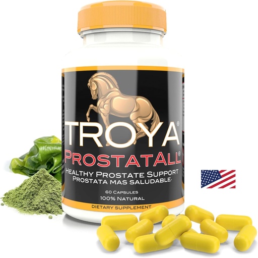 [BRSRA2Q3CAPREAAZ] TROYA Supplement – Saw Palmetto, Zinc, Stinging Nettle & Pumpkin Seed Extract – 60 Capsules – Supports Prostate Health & Urinary Function