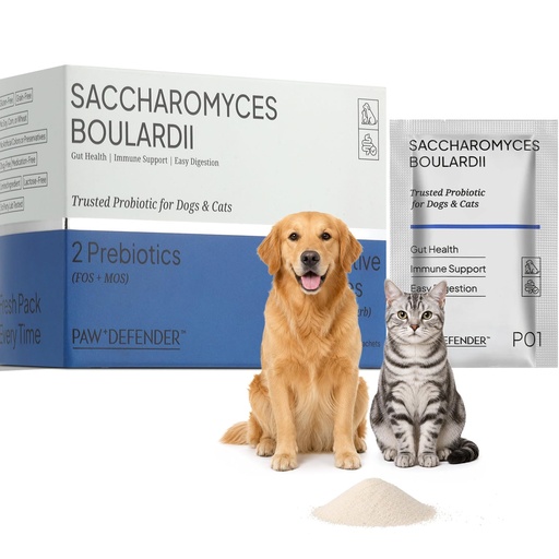 [BRSRGHT6CEHRQHTG] Probiotics for Dogs & Cats,Cat Dog Probiotics for Digestive Health 30 Packs | Prebiotic & Enzymes, 2.5 Billion CFU S. Boulardii, Probiotic Powder Support for Occasional Diarrhea, Gut Health & Immunity