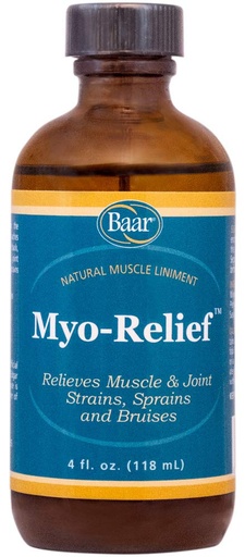 [BRSWIYQFDF5WIEDU] Baar Myo Relief, 4 oz | Topical formula, smooth application, compact bottle, everyday body care