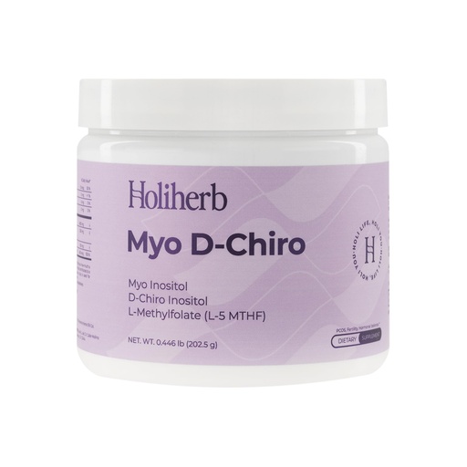 [BRSRABIQAR4BUHI4] Holiherb Myo D-Chiro Inositol 40:1 Powder for Women | 4g Myo Inositol & 100mg D-Chiro Inositol | L-Methylfolate (L-5-MTHF) & Vitamin D3 | Hormonal Balance & Ovarian Wellness Support | 45 Servings