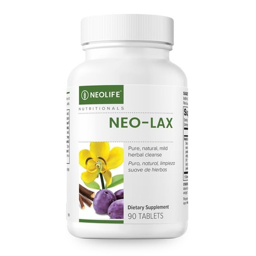 [BRSRACYCOR4GGG3G] NeoLife - Neo-Lax Herbal Laxative Tablets - Laxatives for Constipation, Plant-Based Blend with Senna and Buckthorn - 90 Tablets