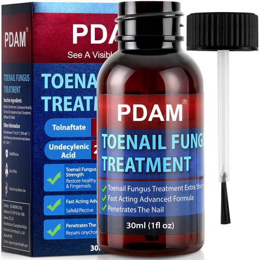 [BRSRYZALB4GRO2AU] Toenail Fungus Treatment Extra Strength - Maximum OTC with 25% Undecylenic Acid - for Broken, Discolored Nail & Ingrown Toenail - 30ml