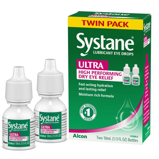 [BRSWIYL7AFYQKFI5] Systane UlTRA Lubricant Dry Eye Drops, 0.33 Fl Oz, 2 Pack