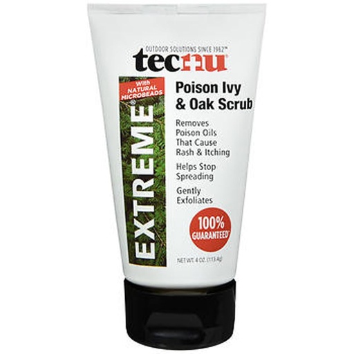 [BRSWKFI4BMMGEADM] Tecnu Extreme Poison Ivy & Oak Scrub—Removes Toxin from Skin That Causes Poison Ivy and Poison Oak Rash, 4-Ounce Tube, (Pack of 2)