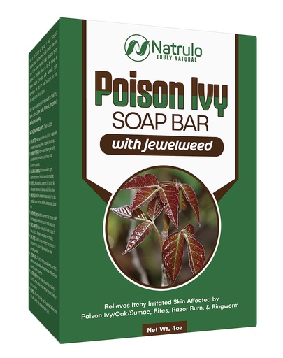 [BRSWYFQKO55BY333] Poison Ivy Soap Bar - All Natural Poison Ivy - Anti-Itch Skin Cleanser Bar for Poison Ivy, Poison Oak & Sumac - Removes Oils, Soothes & Relieves Rashes - 4 oz Bar Made in USA (4 Ounce (Pack of 1))