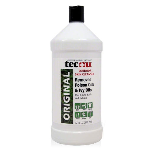 [BRSWIYL5AAJWOFA3] Tecnu Original Poison Oak & Ivy Outdoor Skin Cleanser, 32 Fl Oz, First Step in Poison Ivy Treatment, Removes Rash Causing Oils from Skin, Gear, Clothing, Tools and Removes Skunk Odor from Dog Fur