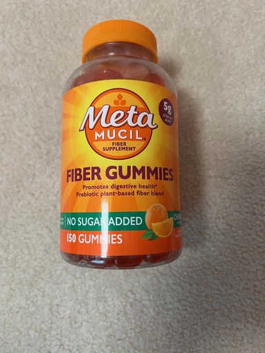 [BRSREEA5A4GWCG36] Meta Mucil Fiber Supplement Gummies, 150 Count