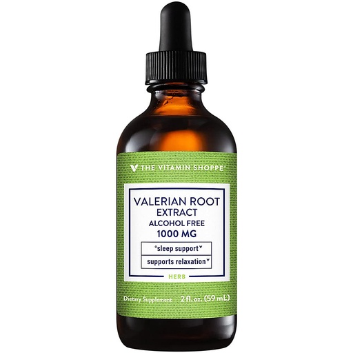 [BRSWIEY6CJ4WGAA3] The Vitamin Shoppe Valerian Root Extract 1000mg - Natural Sleep Aid & Calm | Organic Herbal Supplement | 90 Veggie Caps | Non-Habit Forming