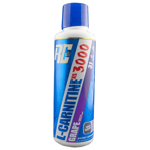 [BRSWGBL7DN5QA2T4] Ronnie Coleman Signature Series L-Carnitine XS 3000 Liquid, Amino Acids Metabolism and Lean Muscle Strength Support, Stimulant Free, Sugar Free, Zero Carbs, Grape, 16 Oz