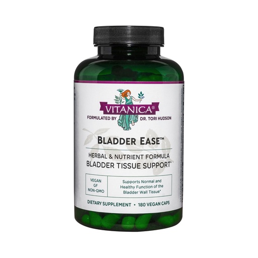 [BRSROGI6AQCGYCDO] Vitanica Bladder Ease - Herbal Supplement for Urinary Tissue Health Support - Healthy Function of the Organ Wall Lining - Wellness with Vitamin A - Vegan - 180 Capsules