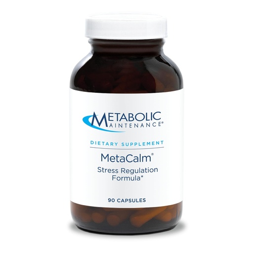 [BRSWIZQPCEPBEHIZ] Metabolic Maintenance MetaCalm - GABA L-Theanine Supplement for Calm, Sleep, and Stress Support, Vitamin B6, Active Folate, Magnesium & 5-HTP Complex for Adults, Men and Women - 90 Capsules