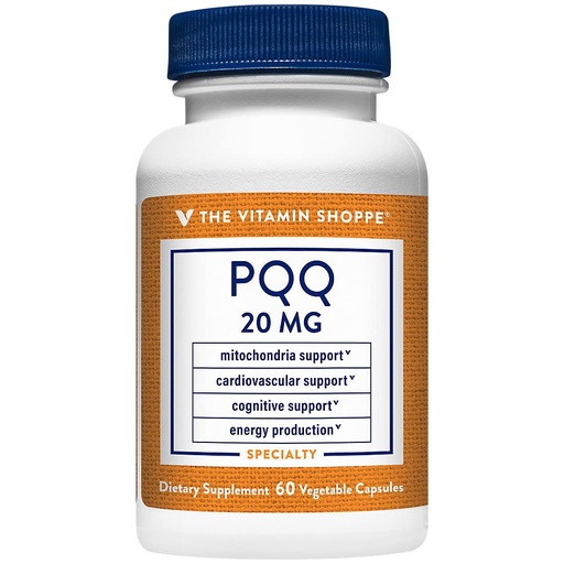 [BRSRMZI3BUMQE2A4] PQQ (Pyrroloquinoline Quinone Disodium Salt) - Mitochondria & Cognitive Support - 20 MG (60 Vegetarian Capsules)