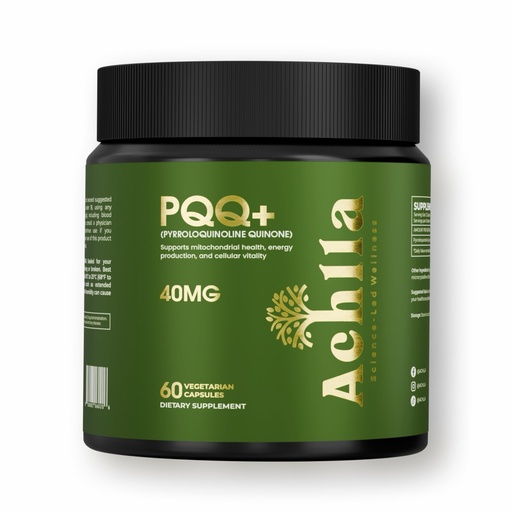 [BRSRGAADDEIAICD2] PQQ Supplement 40 mg – Pyrroloquinoline Quinone Capsules for Cellular Energy and Mitochondrial Support – High Strength Daily Formula – Third-Party Tested – Non-GMO – Made in USA – 60 Capsules