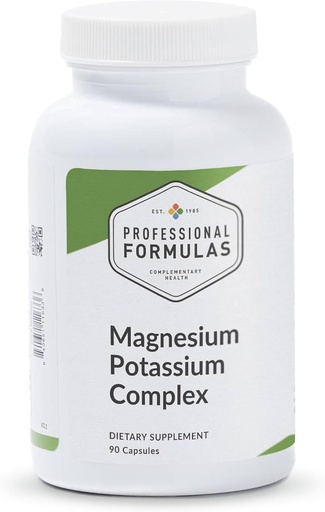 [BRSWIF35CF4QKDLG] Professional Formulas Magnesium Potassium Complex – Highly Absorbable Magnesium (Malate & Citrate) and Potassium Citrate – Supports Healthy Muscle, Nerve, Heart, and Electrolyte Balance – 90 Capsules