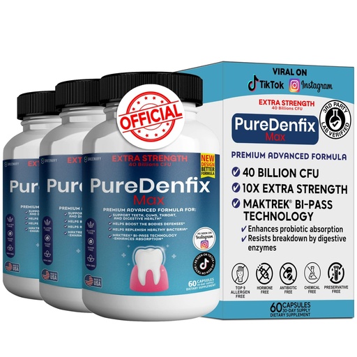 [BRSREZQQOYDWMYDU] – Extra Strength Probiotic Supplement with 40 Billion CFU – Supports Teeth, Gums, Ear, Nose, Throat & Digestive Health – 60 Capsules (3)