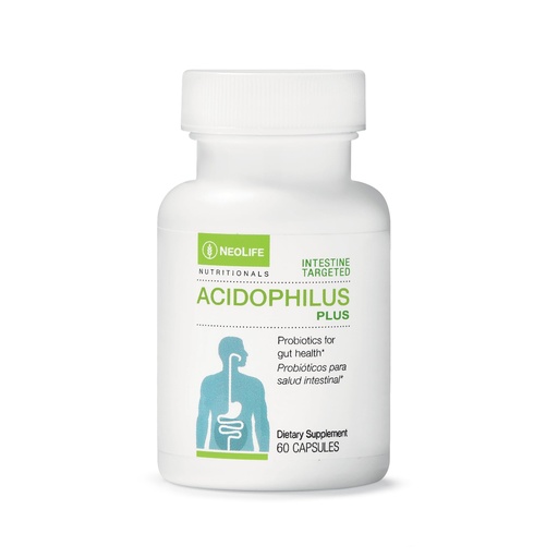 [BRSRACYCOQMQOELX] NeoLife Acidophilus Plus Probiotic - 5 Billion CFU, Digestive & Gut Health, Broad Spectrum Formula, Probiotics for Men & Women (Single)