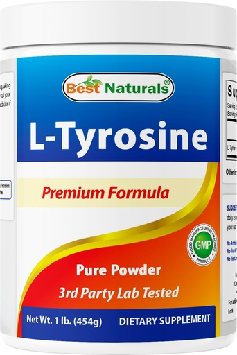 [BRSRACQYBMCGYGQ7] Best Naturals L-Tyrosine Pure Powder 1 Pound