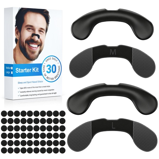 [BRSRYY35BMNGY3TB] Nasal Strips for Snoring, Extra Strength Nose Strips for Congestion Improve Breathing Sleeping Quality, Snoring Solution for Running, Anti Snore Devices for Men Women All Night Comfort, 30 Counts