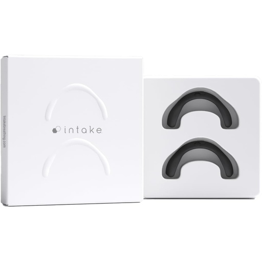 [BRSROGLYOAFA4DL5] Intake Breathing Extra Intake Bands (Pack of 2), Extra-Small (S1), Matte Black. (Tabs NOT Included)