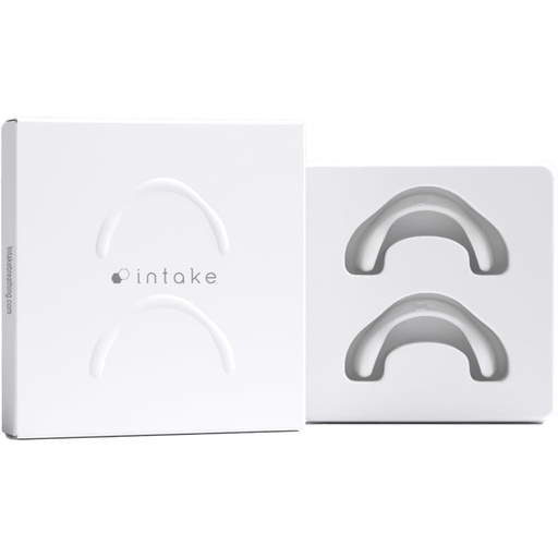 [BRSROGATCV4BYHQZ] Intake Breathing Extra Intake Bands (Pack of 2), Extra-Large (L2), Matte White. (Tabs NOT Included)
