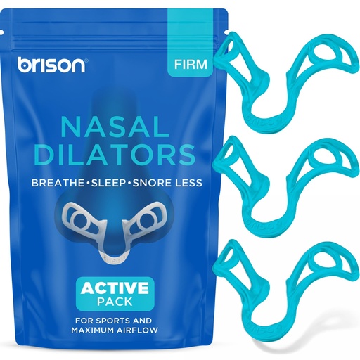 [BRSREYD3OZ6RUHQ7] Brison Nasal Dilators for Breathing and Sleeping - 3 Pack Anti Snoring Nose Vents Opener for Better Breathing Sleeping and Activity Improves Airflow - Hard | Anti Snoring Nose Vents Better Sleep Easier Breath Stuffy Nose Relief Airflow Expander Nostril Opener Hard