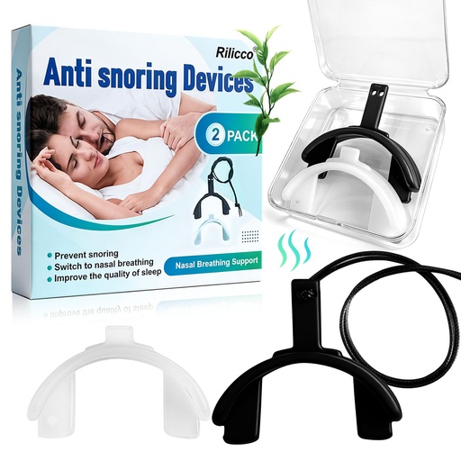 [BRSRECYPBEJRQ3D6] Anti-Snoring Nose Breathing Trainer Kit – Day & Night Use, Reusable Sleep Aid, Mouth Tape Alternative (2 Styles)