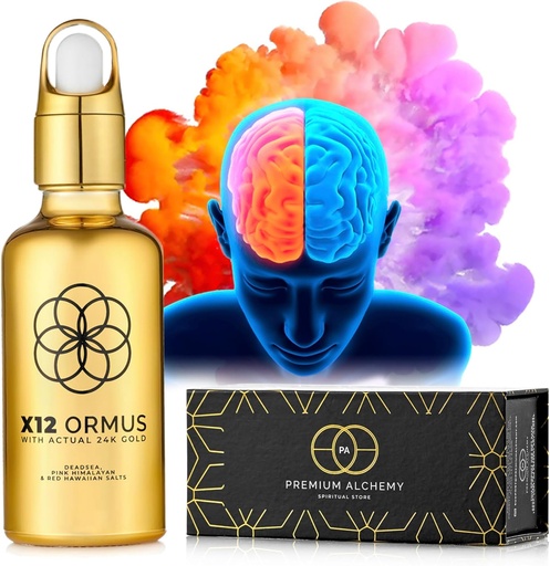 [BRSW2FIFPIBAGE3O] Ormus Monoatomic Gold Concentrate X12 - Liquid Gold Made by Real Alchemists - 24k Food-Grade, Dead Sea &quot; Himalayan Salt - Supports Pineal Gland, Lucid Dreaming, Meditation