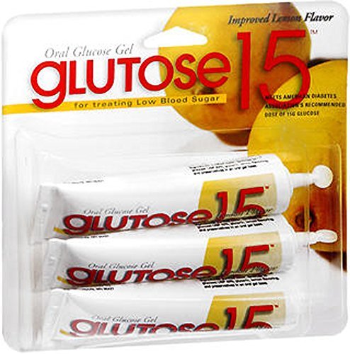 [BRSWKHAIBIDW2YLB] Glutose 15 - Glucose - 15 Gram Gel Lemon - 3/Pack - McK