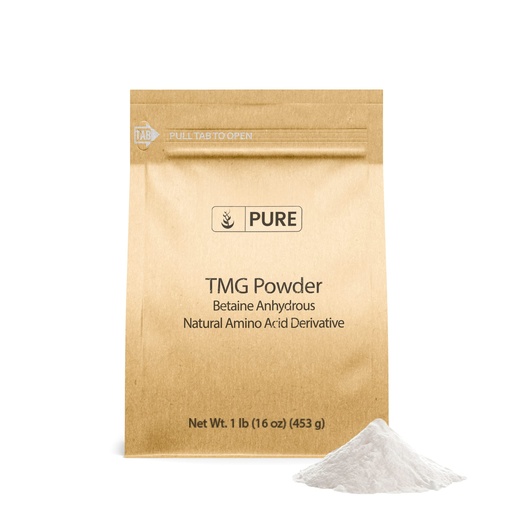 [BRSWGBAHPIFAIDTD] PURE ORIGINAL INGREDIENTS Trimethylglycine (1lb) TMG Powder, Vegan, Gluten-Free