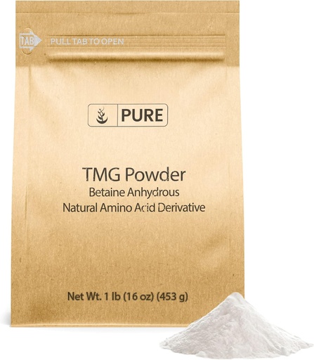 [BRSWGBAHPIFAIDTD] Pure Original Ingredients Trimethylglycine (1lb) TMG Powder, Vegan, Gluten-Free