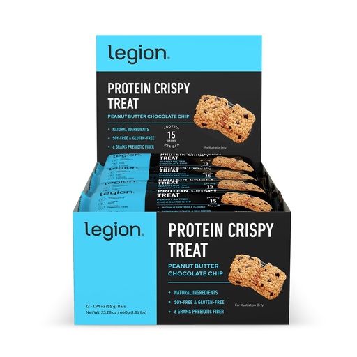 [BRSRGFIOBYFGOF33] Legion Protein Rice Crispy (Peanut Butter Chocolate Chip)