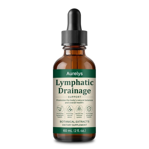 [BRSRYZDYBEMR423H] Drenaje Linfático Lymphatic Drainage Drops, Lymphatic System Support, Immune System, Natural Herbal Blends, Vegan & Non-GMO