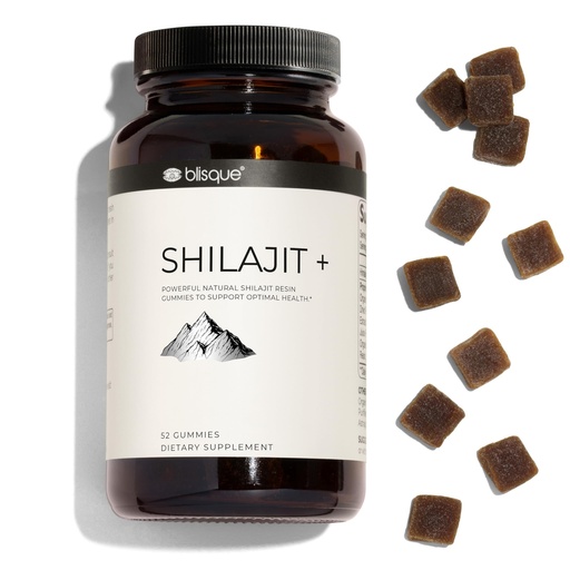 [BRSREYITB4FREEQ2] Blisque – Himalayan Organic Shilajit Resin Gummies Supplement | Contains Fulvic Acid and Trace Minerals | Authentic and Natural | 52 Gummies