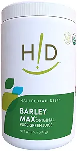 [BRSWIYQ7CYCRUG3C] Hallelujah Diet Organic BarleyMax - Barley Grass Juice and Alfalfa Juice Powder, Vegan Formula, Plant-Based Dietary Supplement, Health Food Products, Original, 8.5 Ounce Bottle (60 Day Supply)