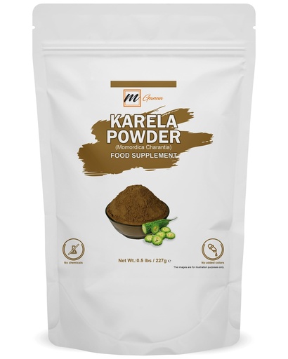 [BRSROZL5C55QMH3H] 100% Natural Bitter Melon (Karela Powder) | Momordica Charantia 0.5 LBS / 227 GMS for Health Care and Smooth Supple Skin