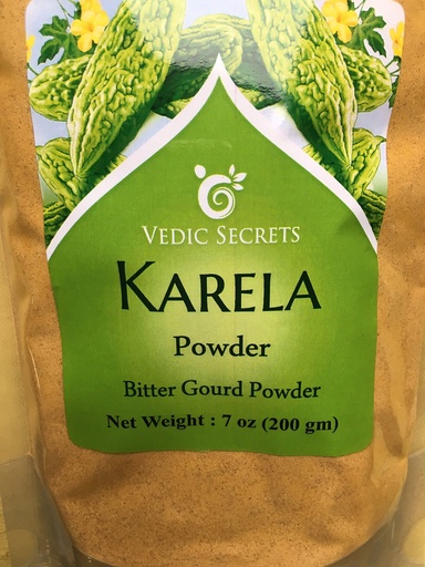[BRSWGZATCQBRACLX] Vedic Secrets, Karela Powder, 200 Grams(gm)