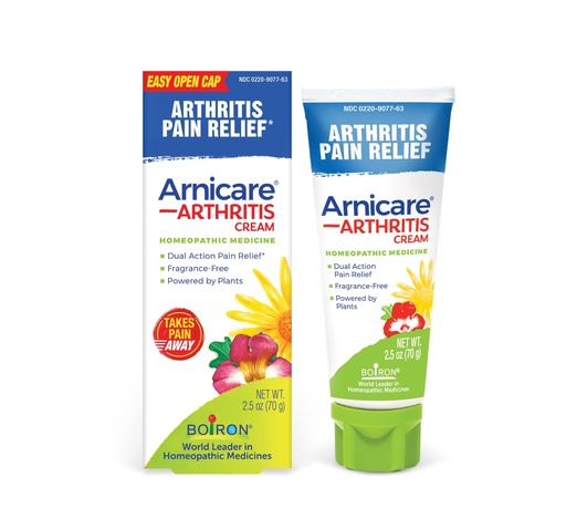 [BRSRMHY6OYCWAET5] Boiron Arnicare Arthritis Cream for Pain Relief of Knees, Hands, Wrists, Elbows, Joints & Muscles – Quickly Absorbed & Fragrance-Free – 2.5 oz