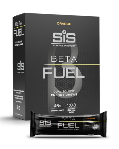 [BRSW2AYYB4OQG3TV] SiS BETA Fuel Energy Chew - Dual-Source Energy Chews for High Carbohydrate Intake - 1:0.8 Maltodextrin to Fructose Ratio - Sports Nutrition Training Supplement - Orange Flavor - 6 Count