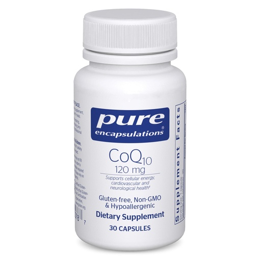 [BRSWIYIOBF7BOE3I] Pure Encapsulations CoQ10 120 mg - Coenzyme Q10 Supplement for Heart Health, Energy, Antioxidants, Brain & Memory Health - Cellular Health, Cognition & Cardiovascular Support* - 30 Capsules