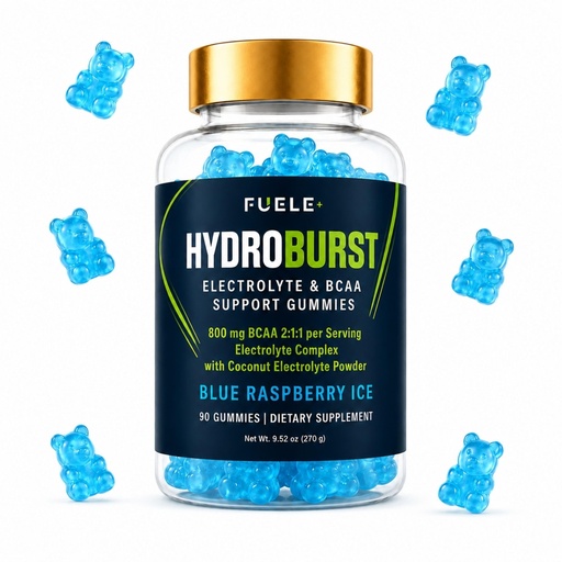 [BRSRGEIHBYCQAFD2] Electrolyte Gummies with BCAA 2:1:1 – Sugar Free Hydration Support Gummies with Potassium, Magnesium & Sodium, Coconut Electrolyte Powder – Vegan Blue Raspberry Gummies (90 Count)