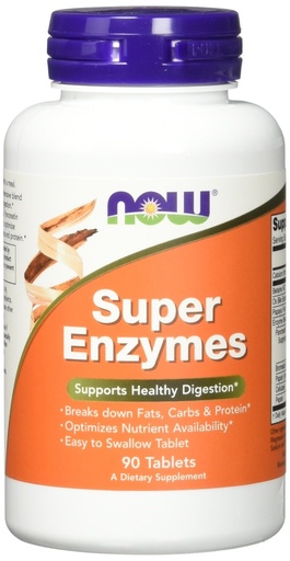 [BRSWIYYPOMNW233A] NOW Super Enzymes, 90 Tablets (Pack of 2)